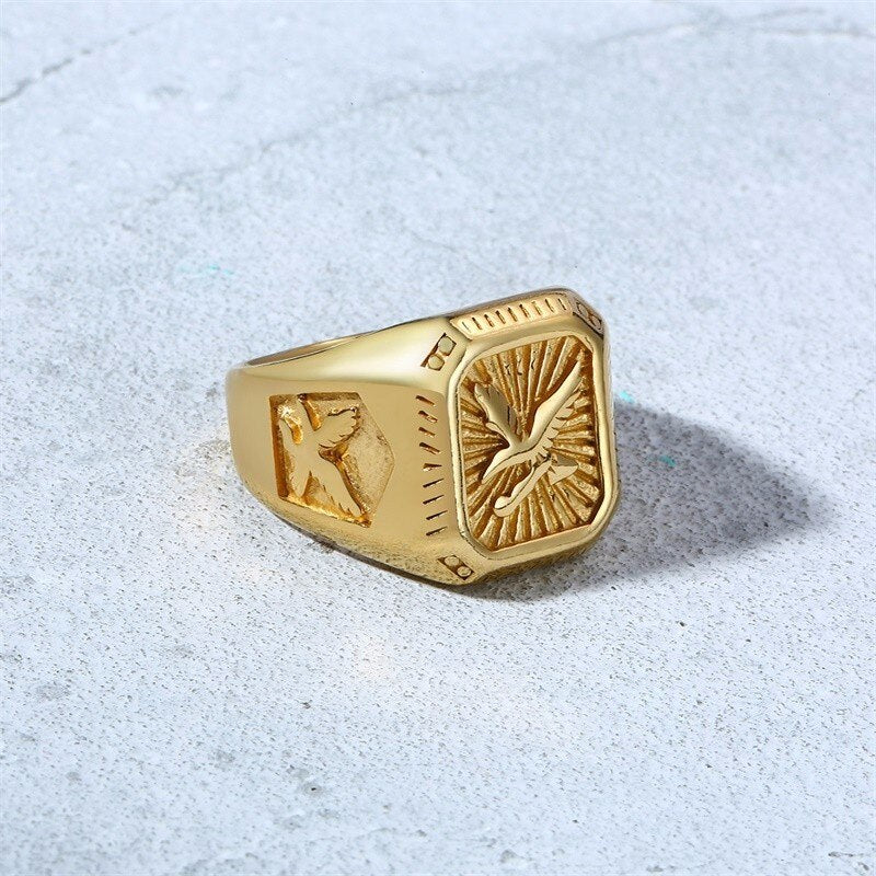 Square Eagle Ring