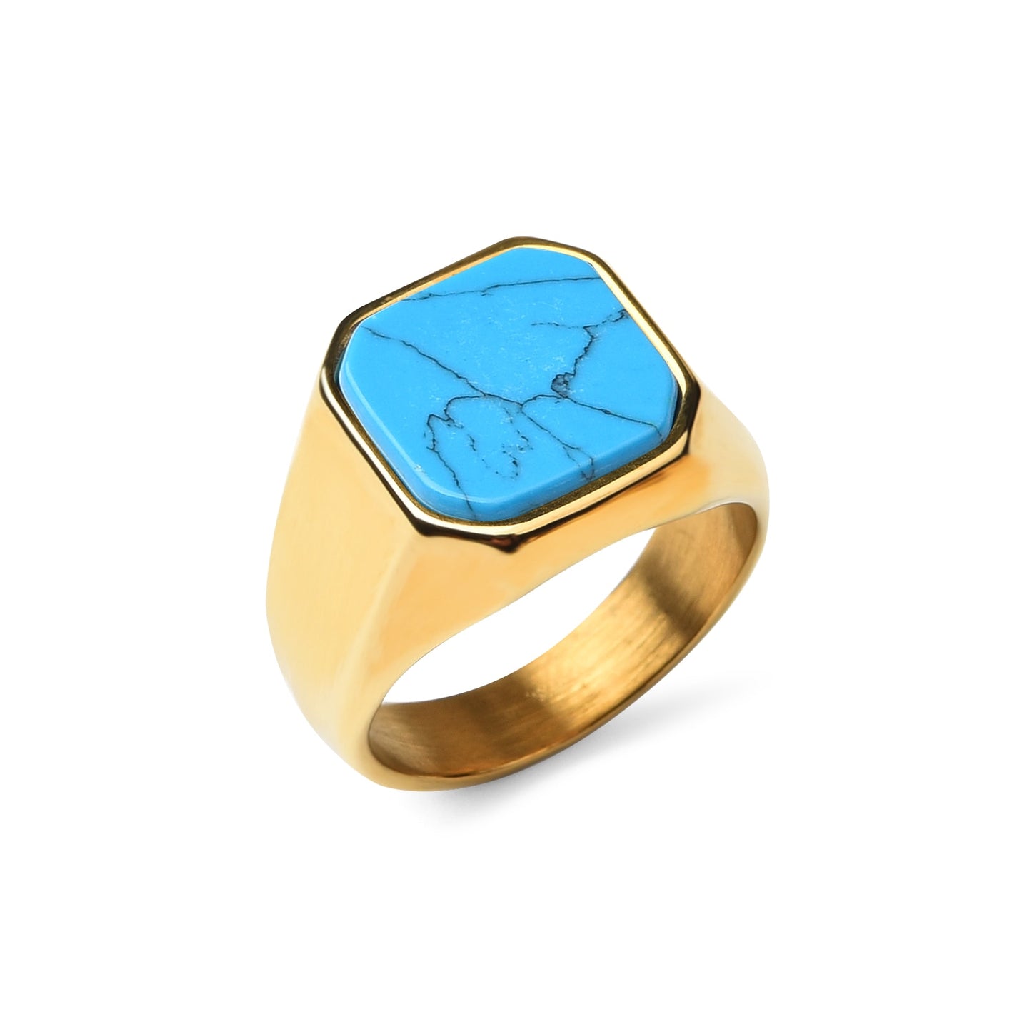 Gold 'Onyx' Ring