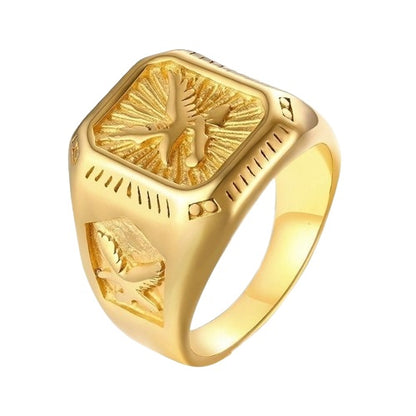 Square Eagle Ring